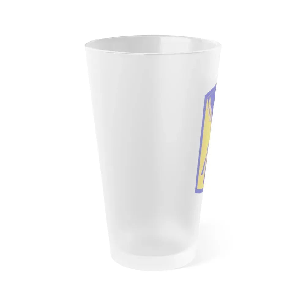 128 Aviation Brigade (U.S. Army) Frosted Pint Glass 16oz - Go Mug Yourself