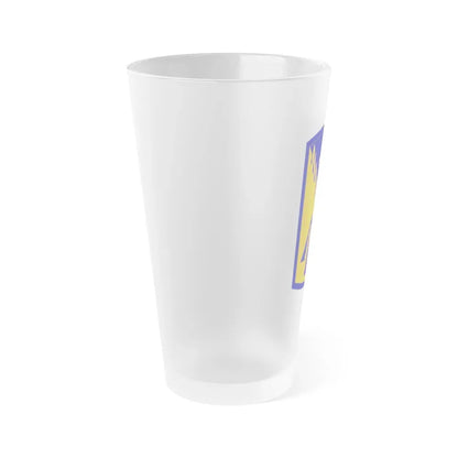 128 Aviation Brigade (U.S. Army) Frosted Pint Glass 16oz - Go Mug Yourself