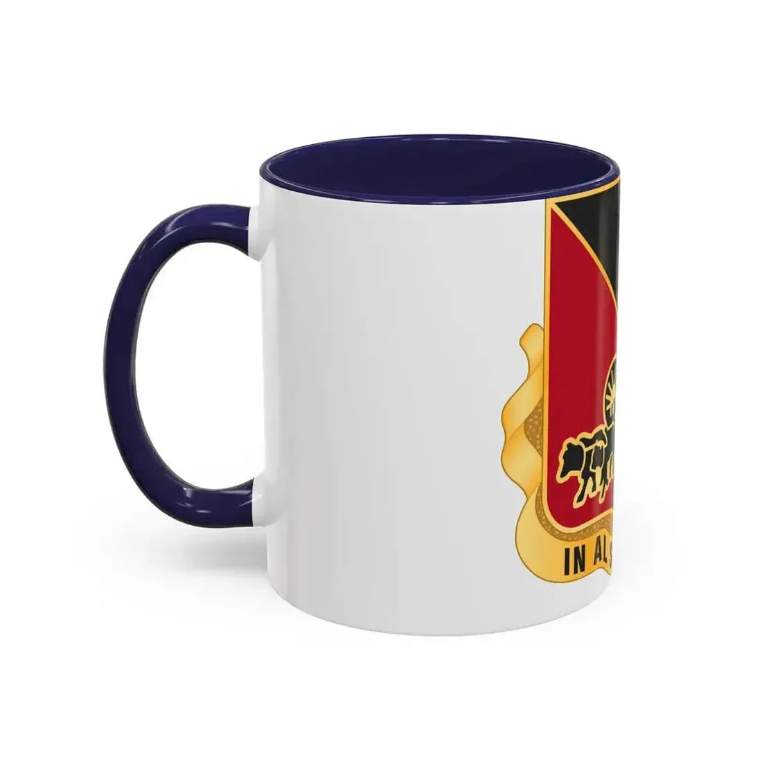 128 Engineer Battalion Nebraska National Guard (U.S. Army) Accent Coffee Mug - Go Mug Yourself