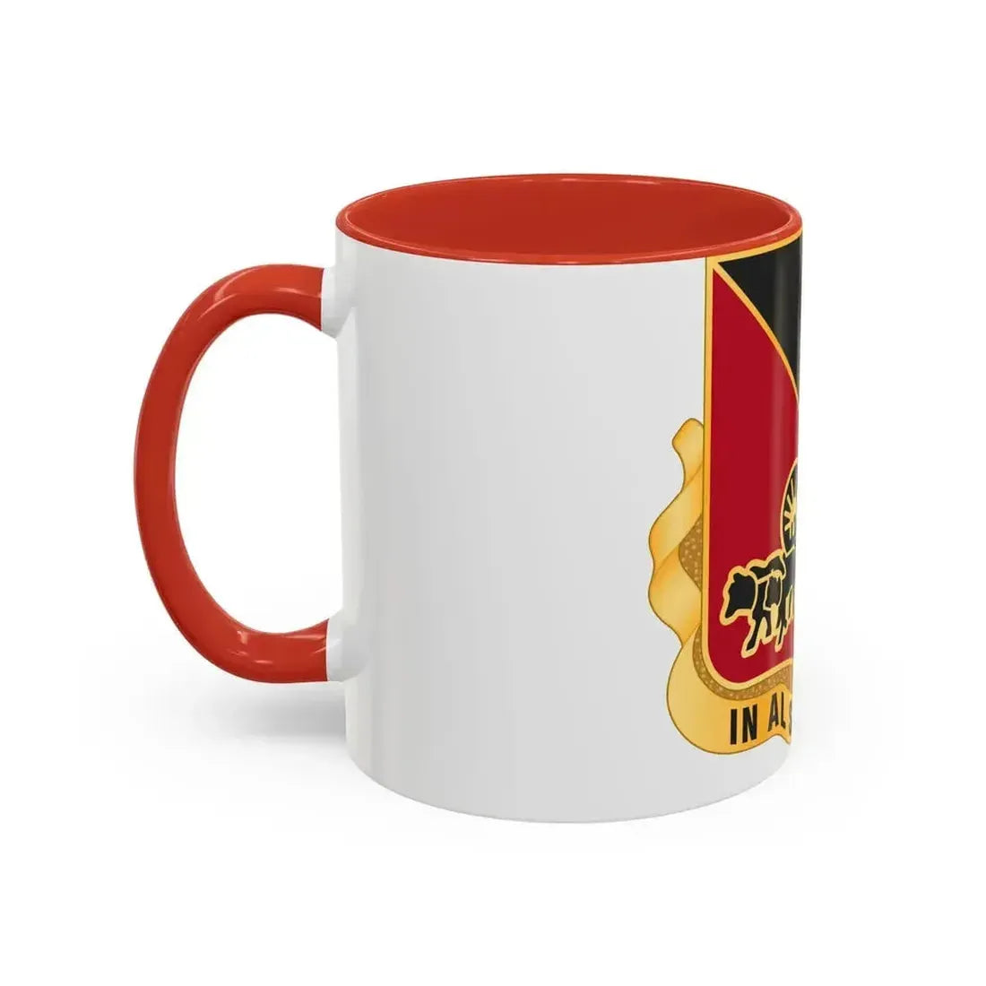 128 Engineer Battalion Nebraska National Guard (U.S. Army) Accent Coffee Mug - Go Mug Yourself