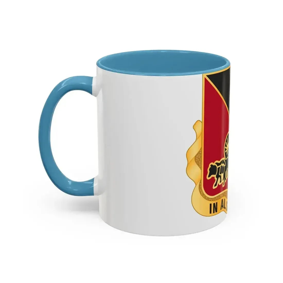 128 Engineer Battalion Nebraska National Guard (U.S. Army) Accent Coffee Mug - Go Mug Yourself