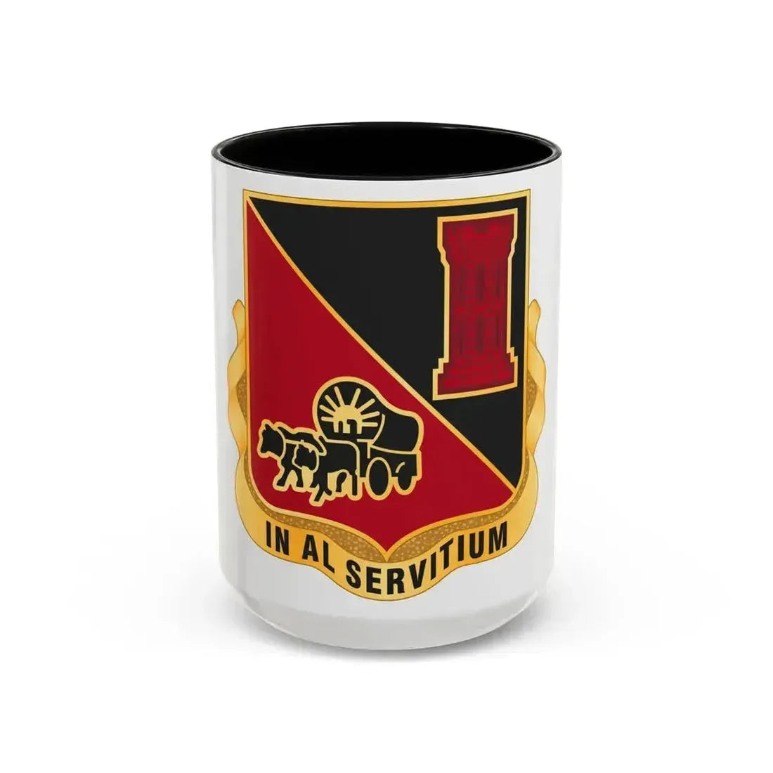 128 Engineer Battalion Nebraska National Guard (U.S. Army) Accent Coffee Mug - Go Mug Yourself