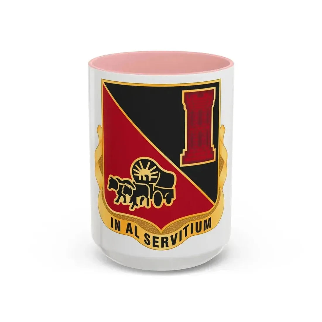 128 Engineer Battalion Nebraska National Guard (U.S. Army) Accent Coffee Mug - Go Mug Yourself