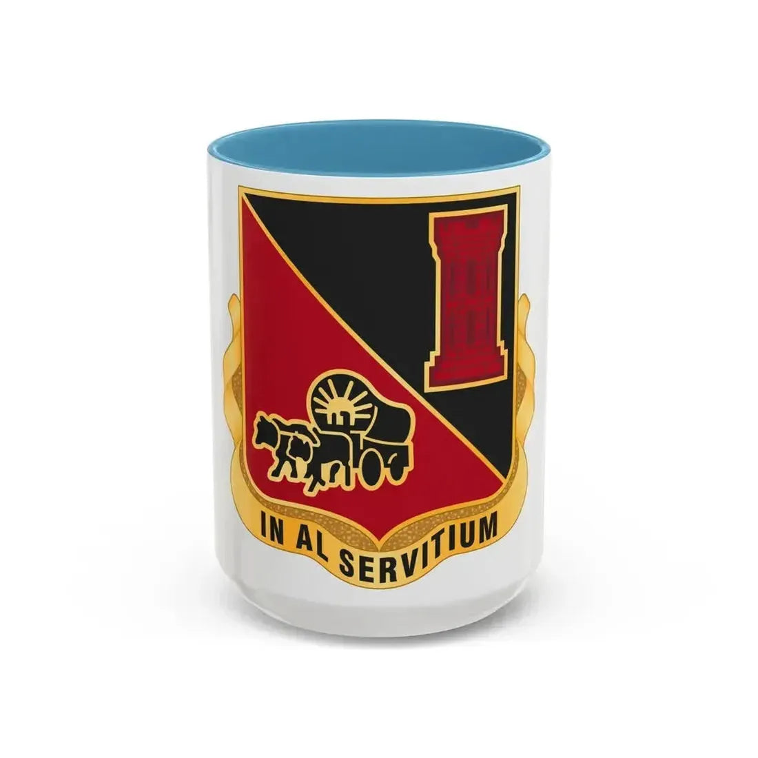 128 Engineer Battalion Nebraska National Guard (U.S. Army) Accent Coffee Mug - Go Mug Yourself
