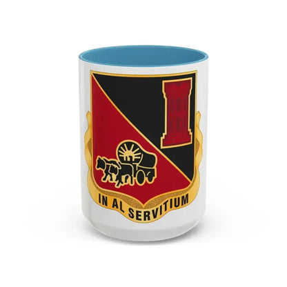 128 Engineer Battalion Nebraska National Guard (U.S. Army) Accent Coffee Mug - Go Mug Yourself