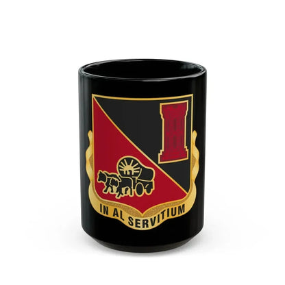 128 Engineer Battalion Nebraska National Guard (U.S. Army) Black Coffee Mug 15oz - Go Mug Yourself