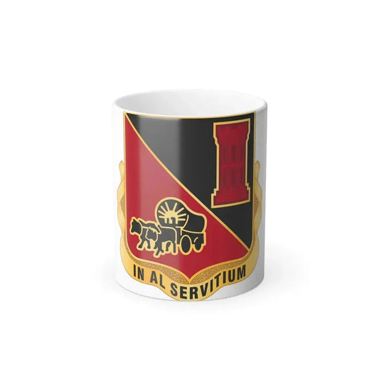 128 Engineer Battalion Nebraska National Guard (U.S. Army) Color Changing Coffee Mug 11oz - Go Mug Yourself