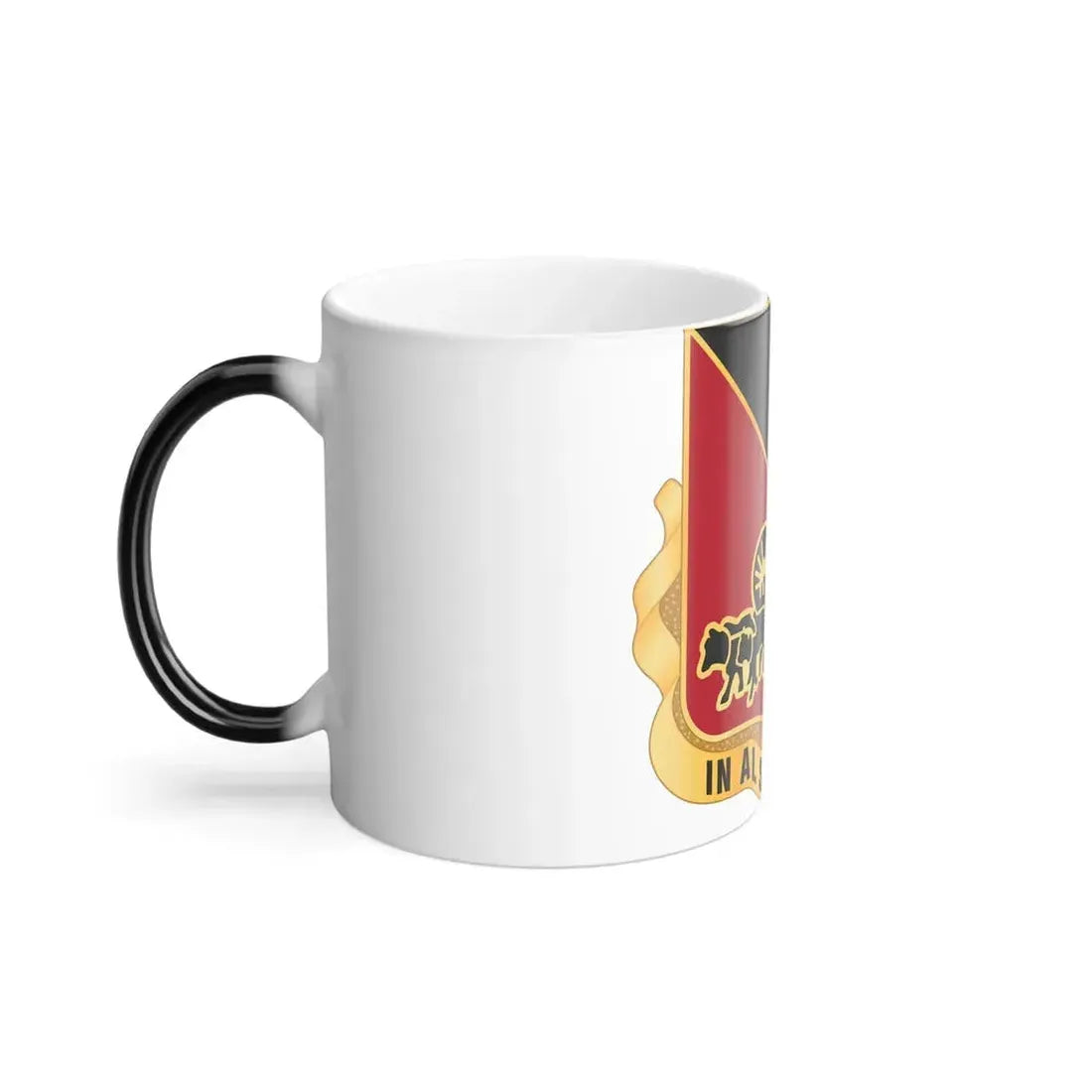 128 Engineer Battalion Nebraska National Guard (U.S. Army) Color Changing Coffee Mug - Go Mug Yourself