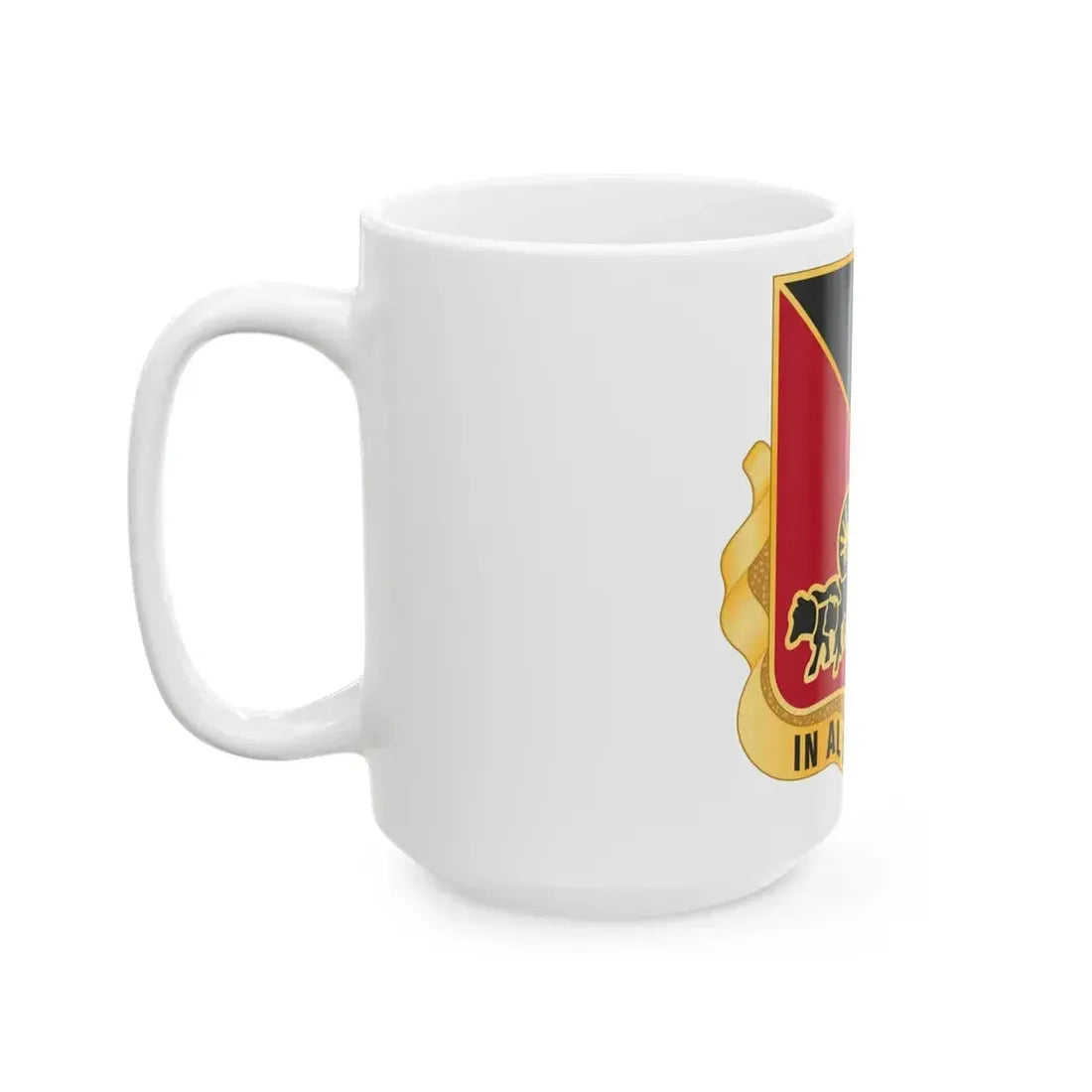 128 Engineer Battalion Nebraska National Guard (U.S. Army) White Coffee Mug - Go Mug Yourself