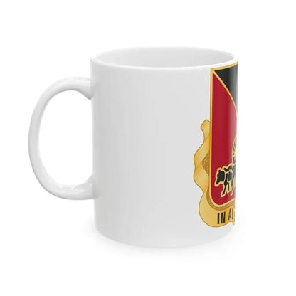 128 Engineer Battalion Nebraska National Guard (U.S. Army) White Coffee Mug - Go Mug Yourself