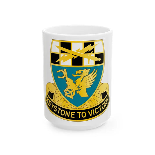 128 Military Intelligence Battalion (U.S. Army) White Coffee Mug-15oz-Go Mug Yourself