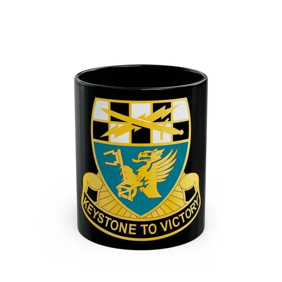 128 Military Intelligence Battalion (U.S. Army) Black Coffee Mug 11oz - Go Mug Yourself