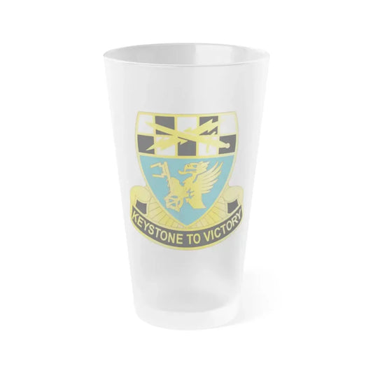128 Military Intelligence Battalion (U.S. Army) Frosted Pint Glass 16oz Default Title - Go Mug Yourself