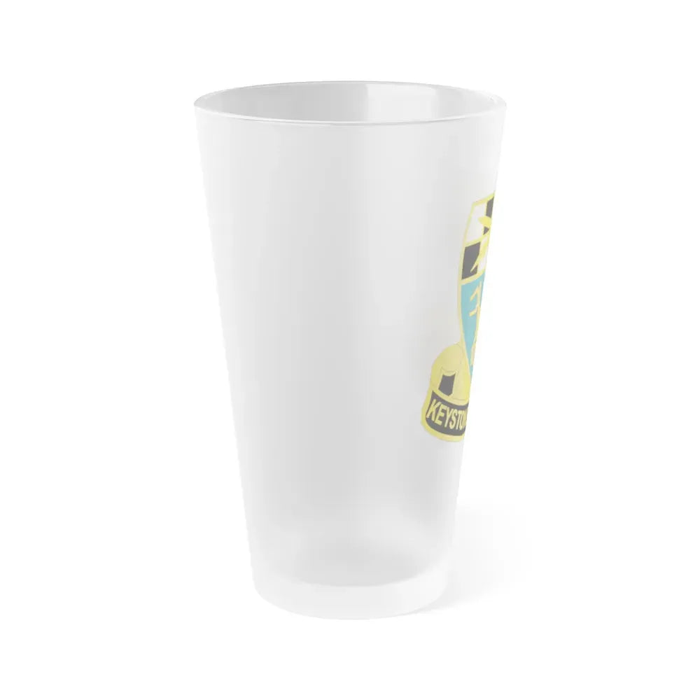 128 Military Intelligence Battalion (U.S. Army) Frosted Pint Glass 16oz - Go Mug Yourself