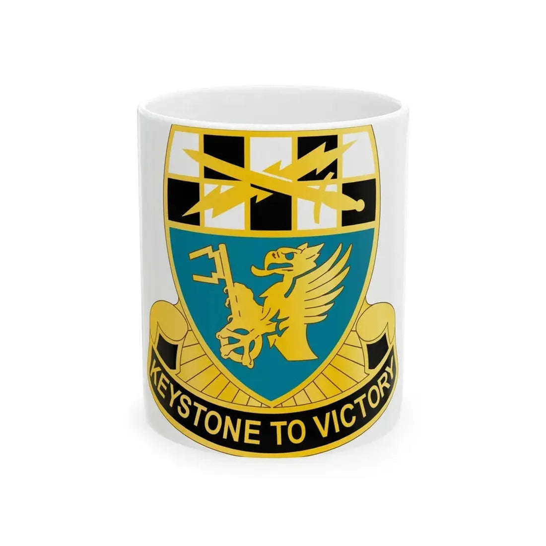 128 Military Intelligence Battalion (U.S. Army) White Coffee Mug 11oz - Go Mug Yourself