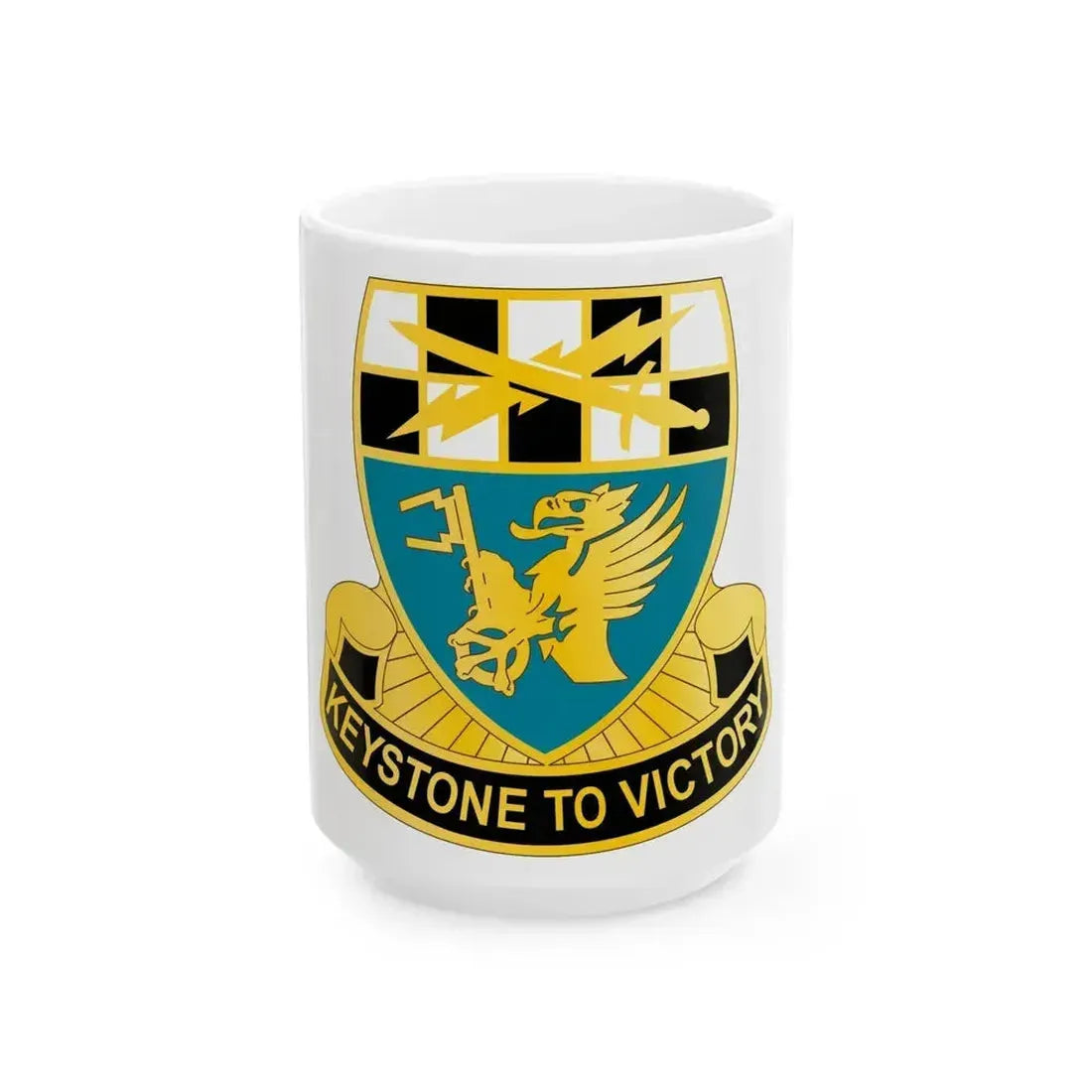 128 Military Intelligence Battalion (U.S. Army) White Coffee Mug 15oz - Go Mug Yourself