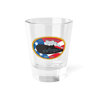 USS Scranton SSN 756 (U.S. Navy) Shot Glass 1.5oz