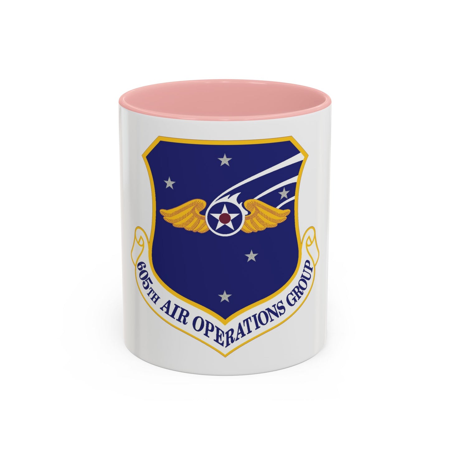 605th Air Operations Group (U.S. Air Force) Accent Coffee Mug