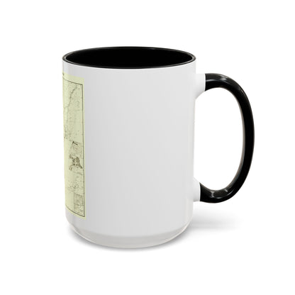 Korea and Manchuria (1904) (Map) Accent Coffee Mug