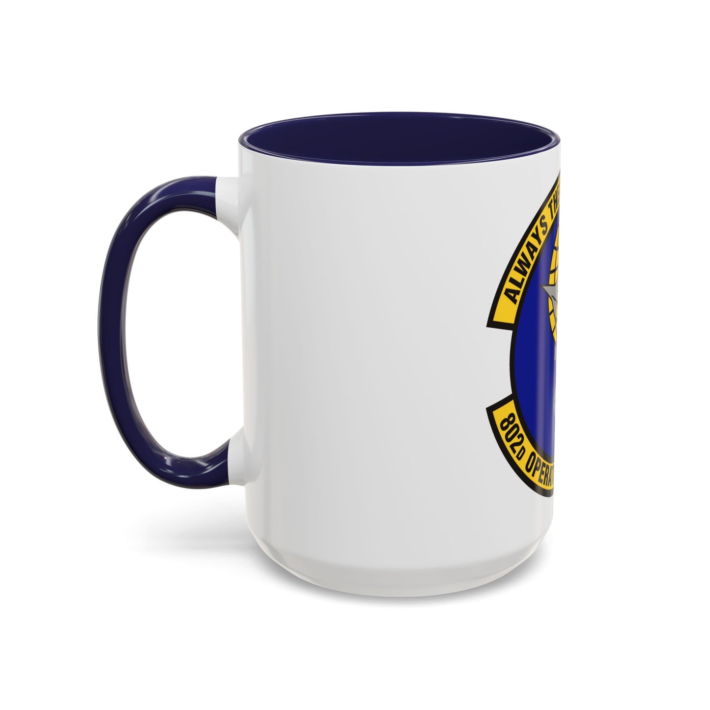 802d Operations Support Squadron (U.S. Air Force) Accent Coffee Mug