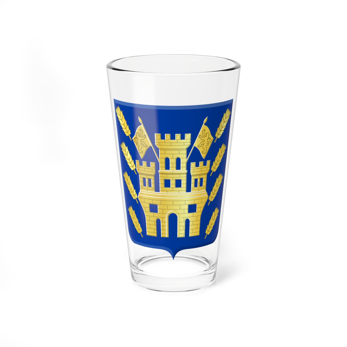Dalhem wapen (Belgium) (Coat of Arms) Pint Glass 16oz