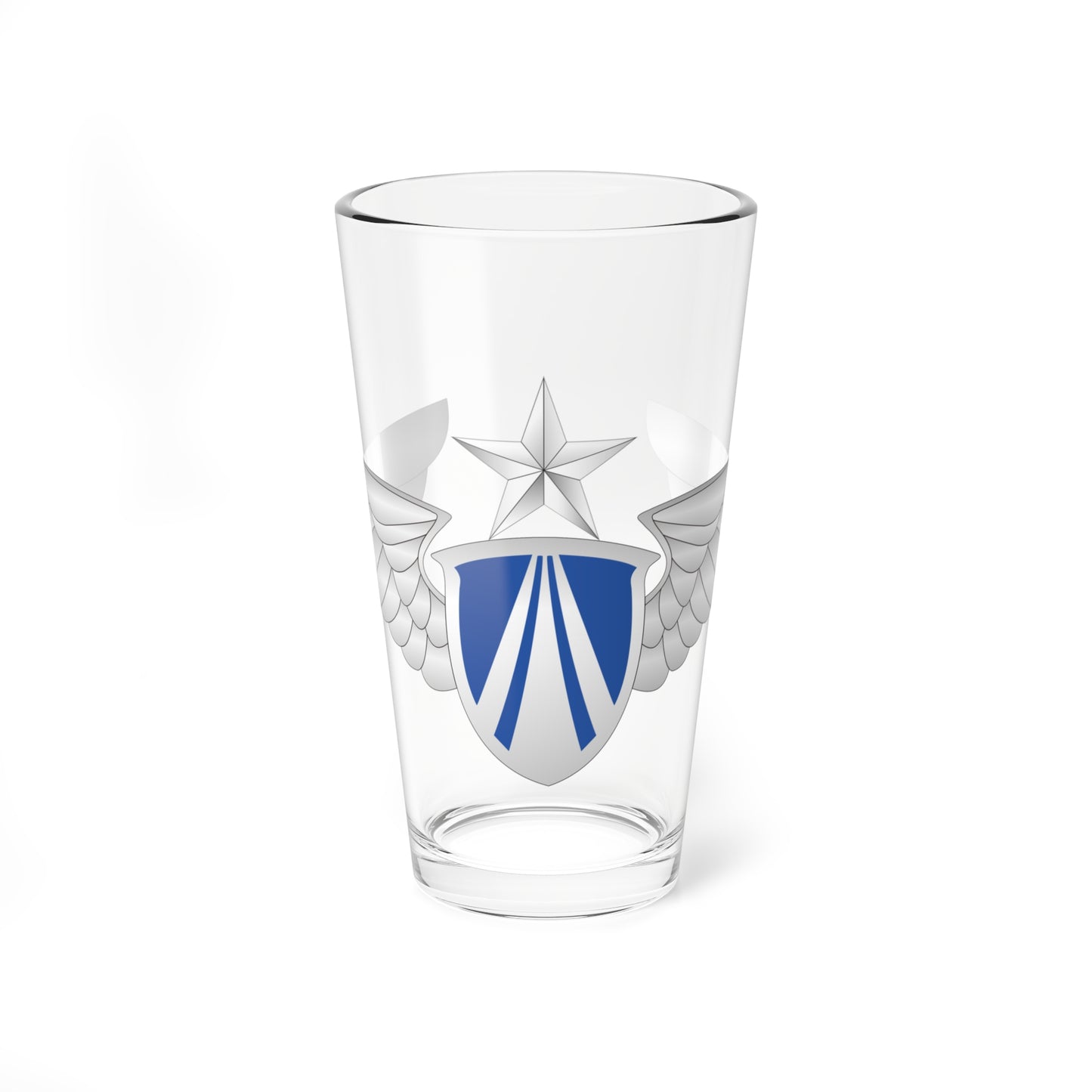 Emblem of Peoples Liberation Army Air Force (China) (Coat of Arms) Pint Glass 16oz