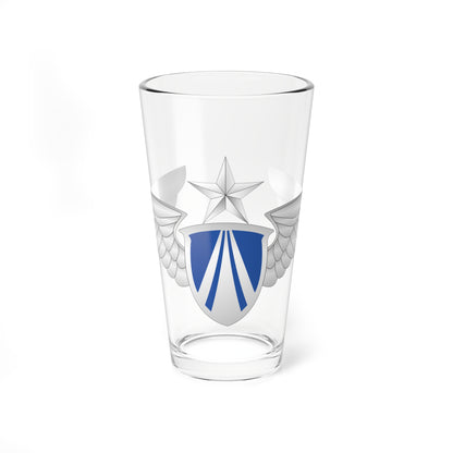 Emblem of Peoples Liberation Army Air Force (China) (Coat of Arms) Pint Glass 16oz