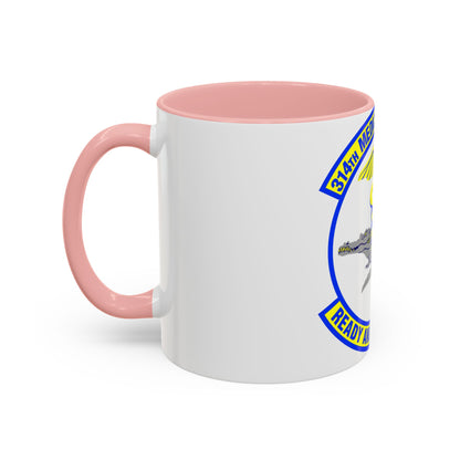 314th Medical Support Squadron (U.S. Air Force) Accent Coffee Mug