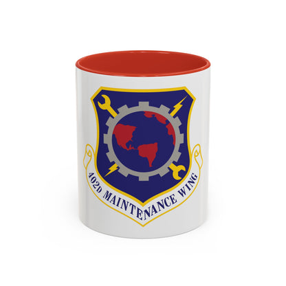 402d Maintenance Wing (U.S. Air Force) Accent Coffee Mug