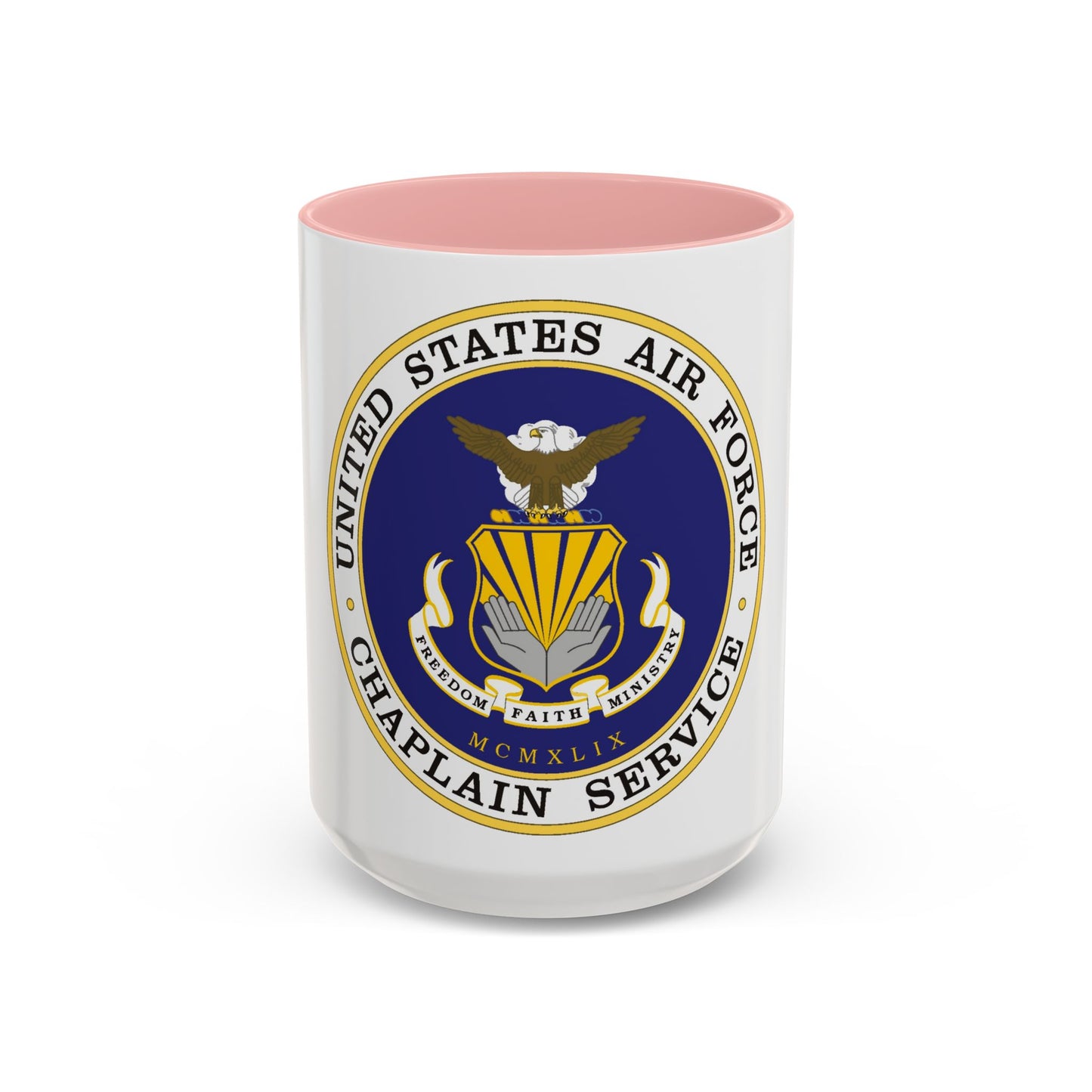 Air Force Chaplain Service (U.S. Air Force) Accent Coffee Mug