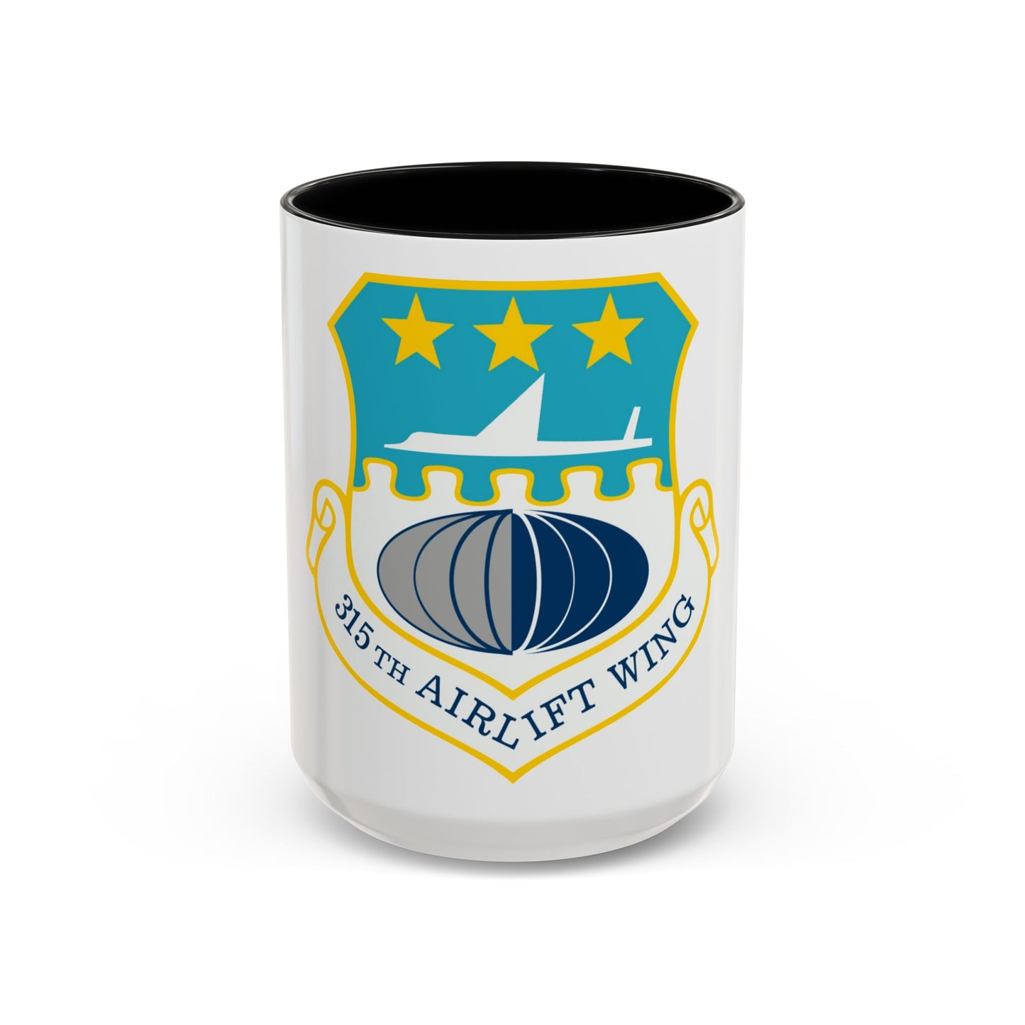 315th Airlift Wing (U.S. Air Force) Accent Coffee Mug