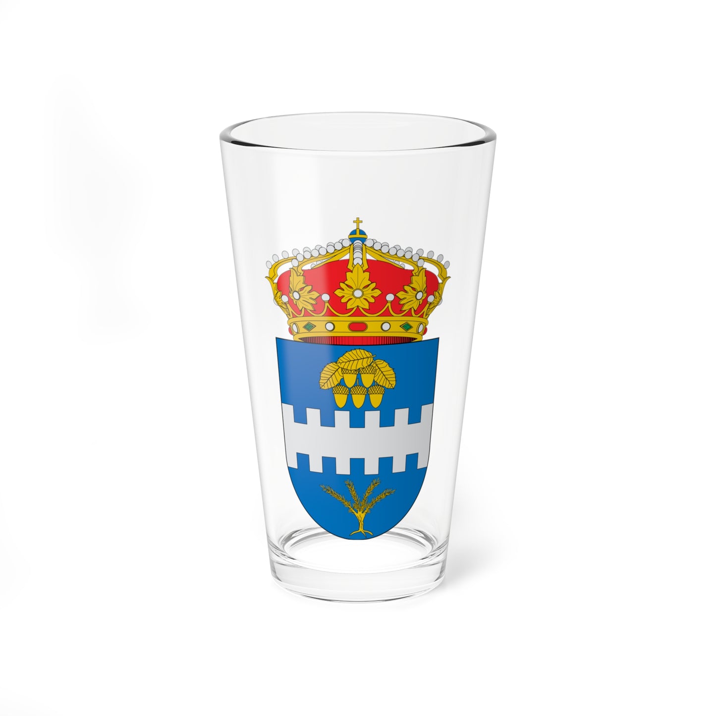 Escudo de Aldehuela de Liestos (Spain) (Coat of Arms) Pint Glass 16oz
