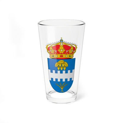 Escudo de Aldehuela de Liestos (Spain) (Coat of Arms) Pint Glass 16oz