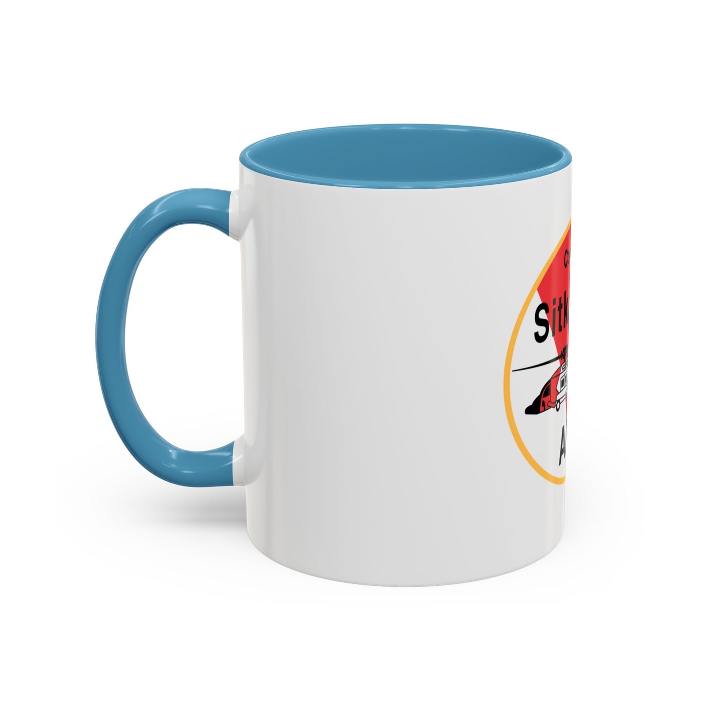 USCG Air Station Sitka (U.S. Coast Guard) Accent Coffee Mug
