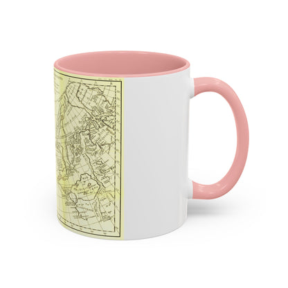 Carte Generale des Decouvertes de l'Amiral de Fonte (1762) (Map) Accent Coffee Mug