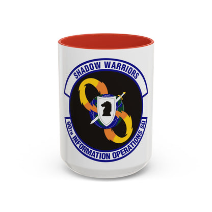 90th Information Operations Squadron (U.S. Air Force) Accent Coffee Mug
