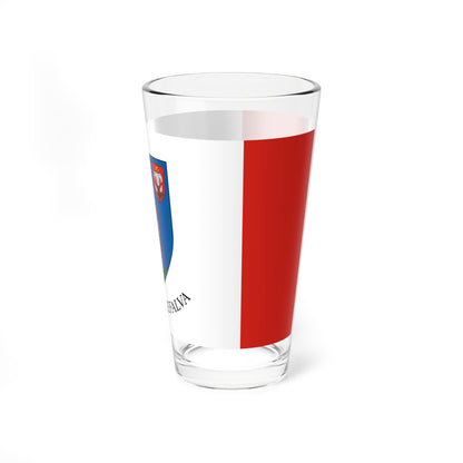 Flag of Szentimrefalva (Hungary) Pint Glass 16oz