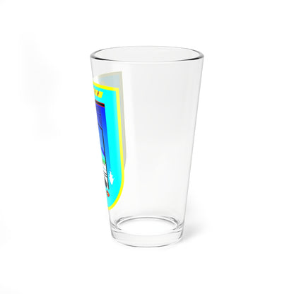 Coat of arms of Vrapčište Municipality (North Macedonia) (Coat of Arms) Pint Glass 16oz