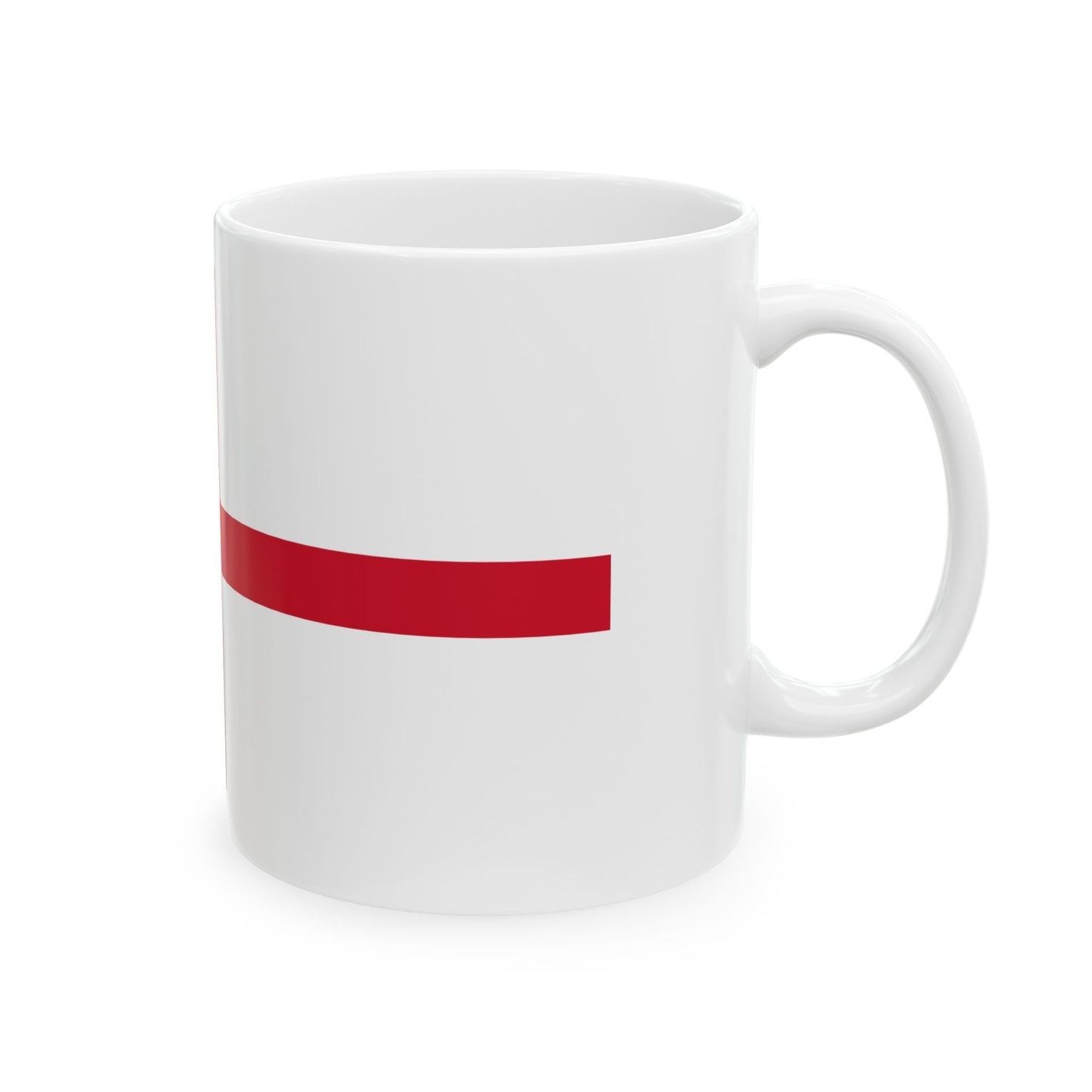 Naval Ensign of India 1950-2001 (India) White Coffee Mug