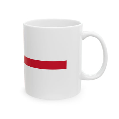Naval Ensign of India 1950-2001 (India) White Coffee Mug