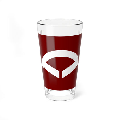 Flag of Kamioka Akita 1964-2005 (Japan) Pint Glass 16oz