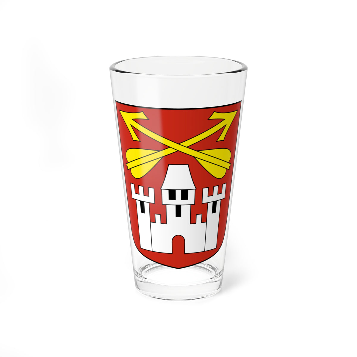 Finhaut-blazon (Switzerland) (Coat of Arms) Pint Glass 16oz