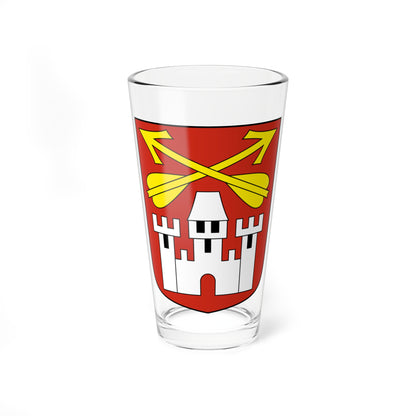 Finhaut-blazon (Switzerland) (Coat of Arms) Pint Glass 16oz