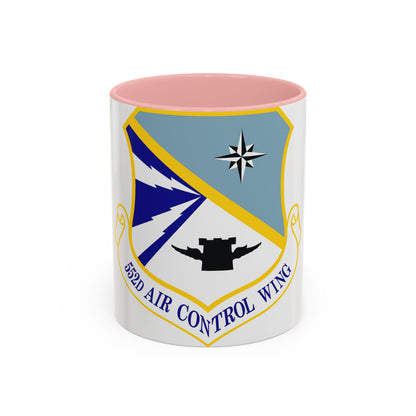 552d Air Control Wing (U.S. Air Force) Accent Coffee Mug