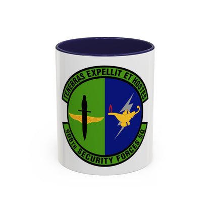 908th Security Forces Squadron (U.S. Air Force) Accent Coffee Mug