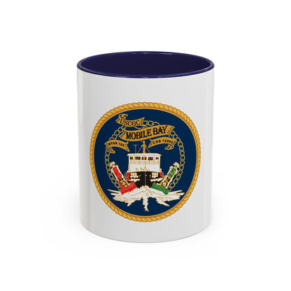 USCGC Mobile Bay WTGB 103 (U.S. Coast Guard) Accent Coffee Mug