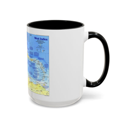 West Indies 1 (1987) (Map) Accent Coffee Mug