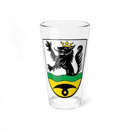 DEU Bächingen a.d.Brenz COA (Germany) (Coat of Arms) Pint Glass 16oz