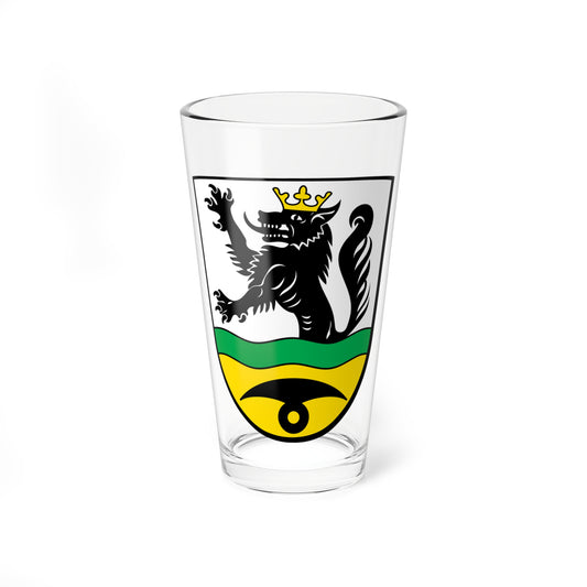DEU Bächingen a.d.Brenz COA (Germany) (Coat of Arms) Pint Glass 16oz