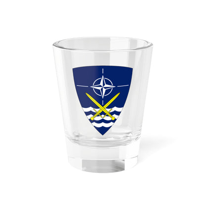 Headquarters Allied Land Forces Schleswig-Holstein and Jutland (Germany) (Coat of Arms) Shot Glass 1.5oz